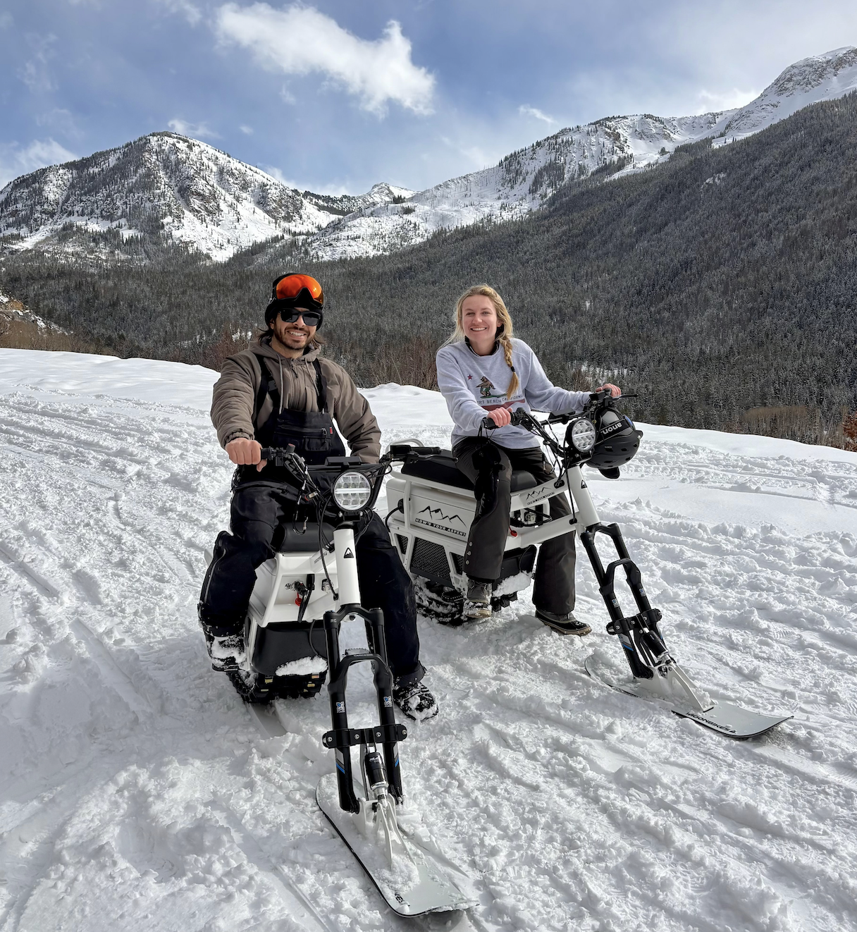 Snowmass & Aspen Snowmobile Rentals | All-Electric MoonBike Experiences