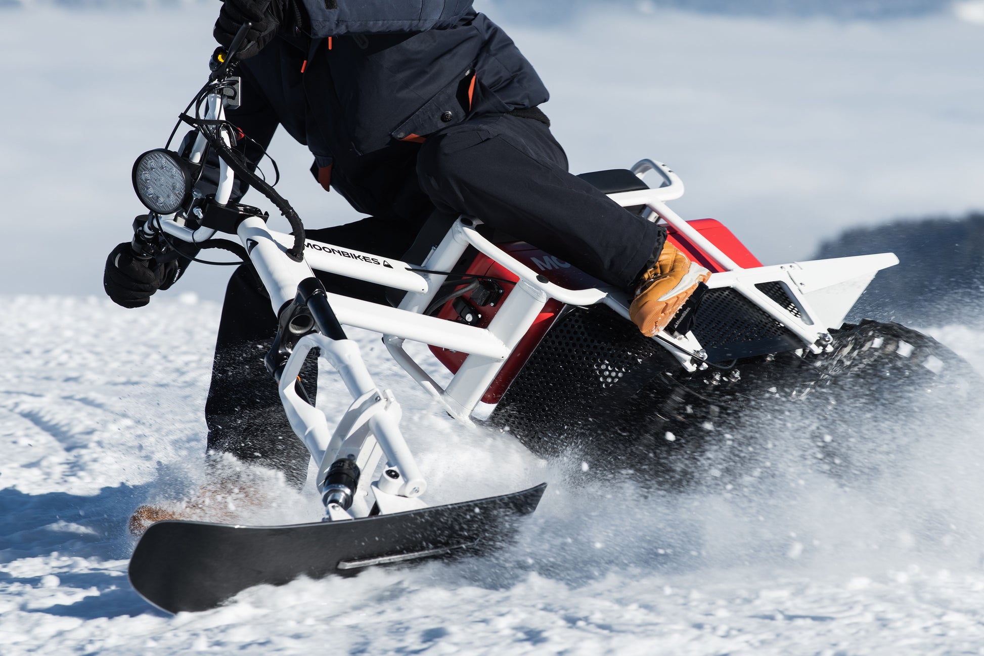 electric snow bicycle Electric Snowmobile Rental Aspen
