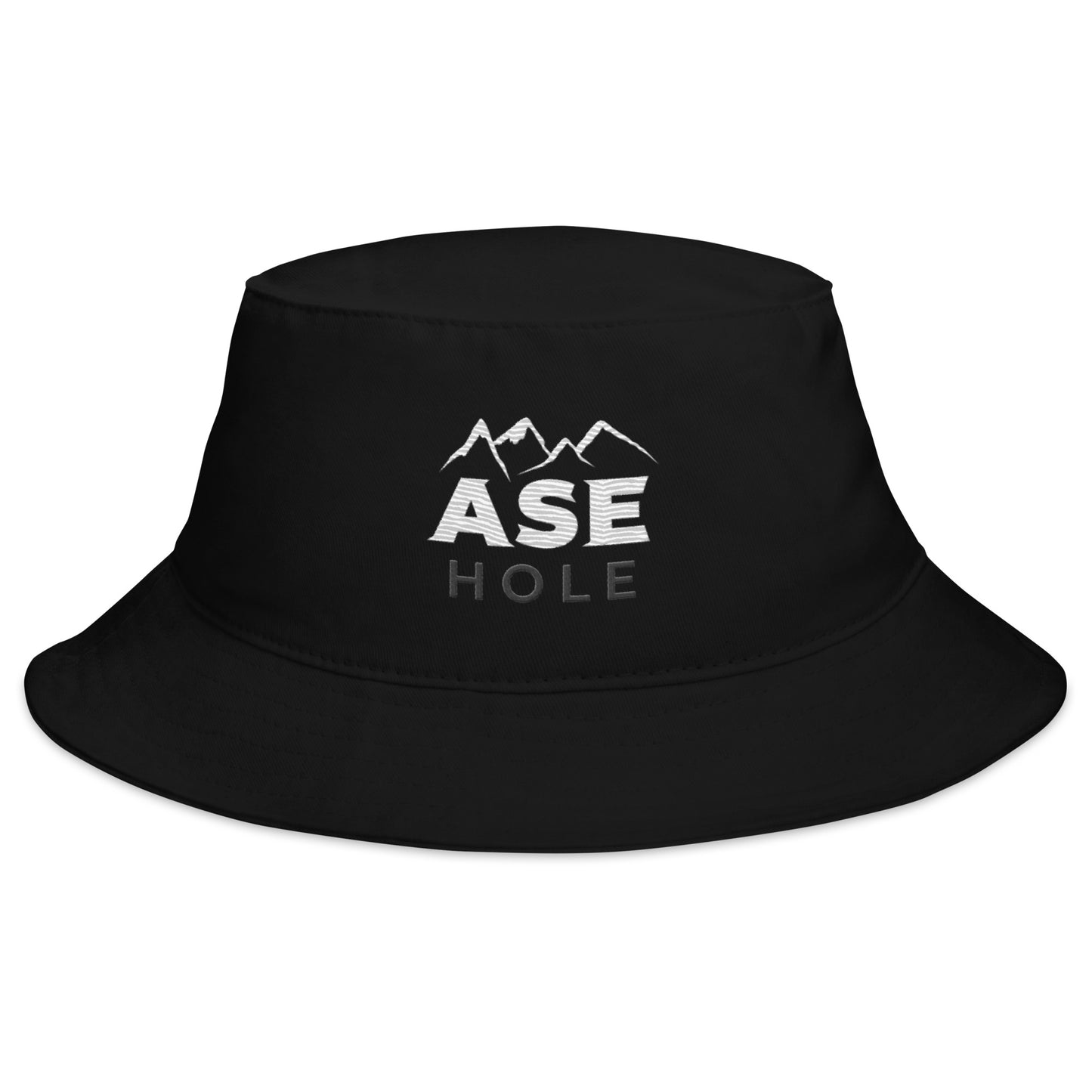 ASEhole Bucket Hat (Black and Navy)