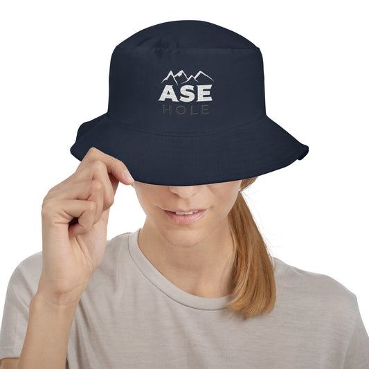 ASEhole Bucket Hat (Black and Navy)