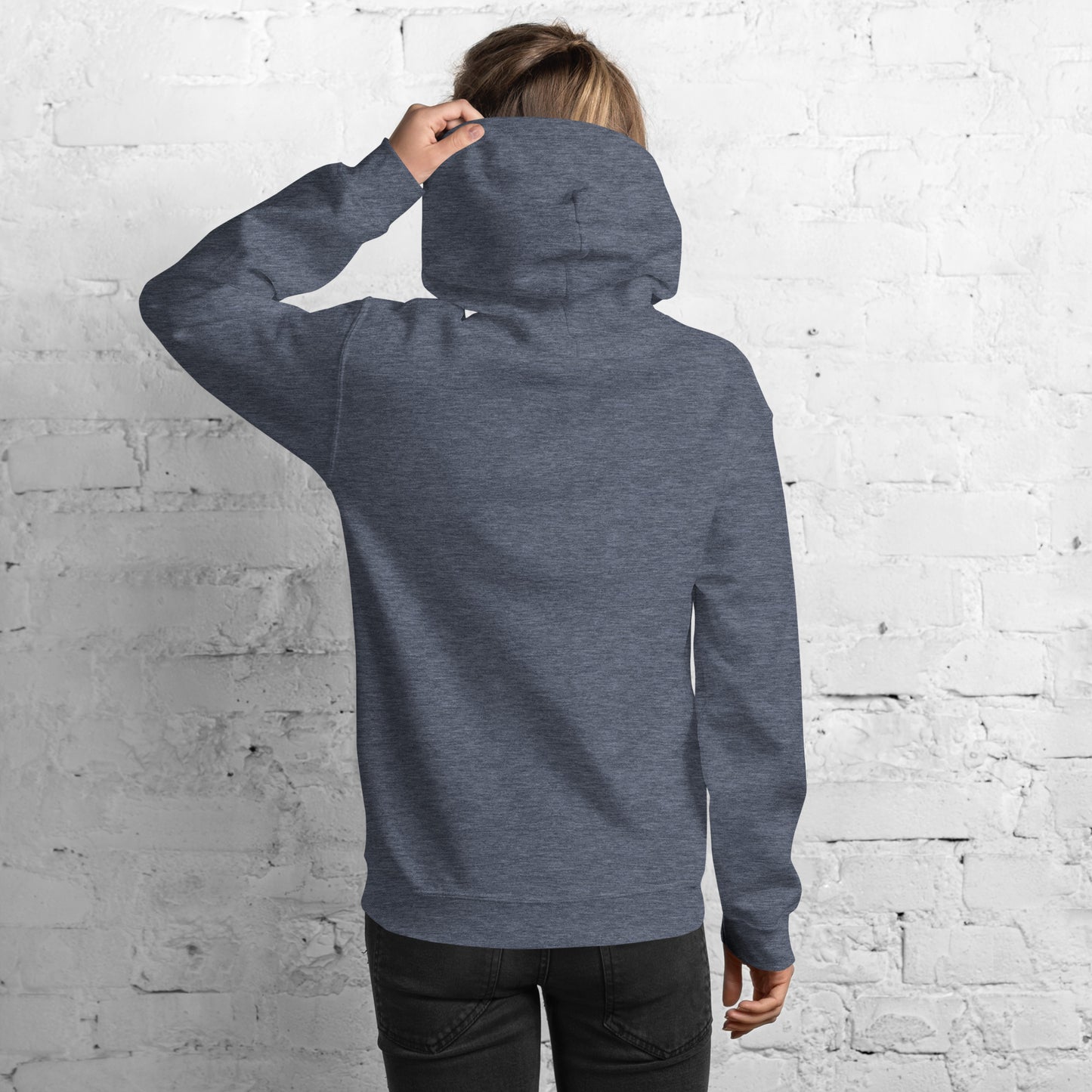 HYA? (on right sleeve) Unisex Hoodie