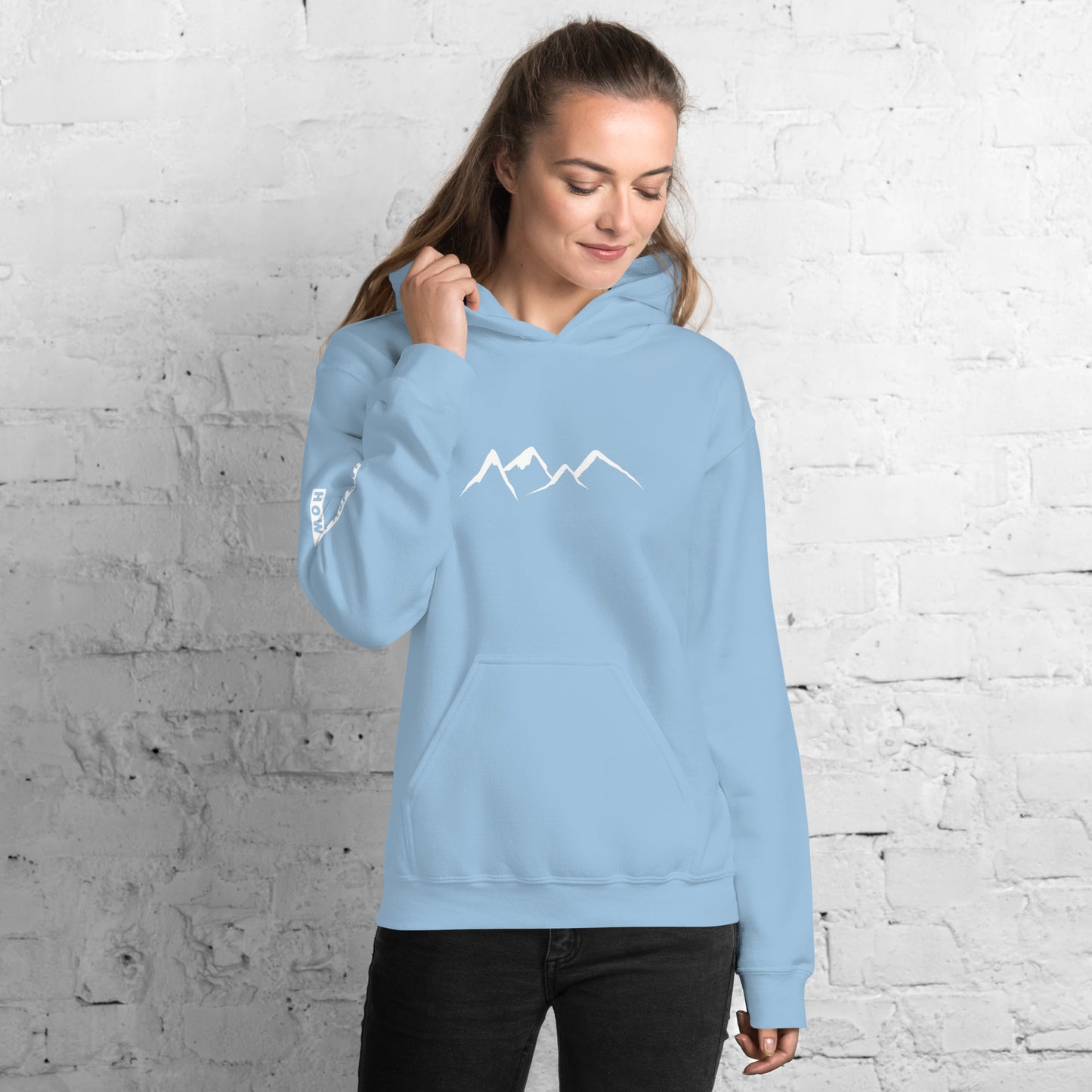 HYA? (on right sleeve) Unisex Hoodie