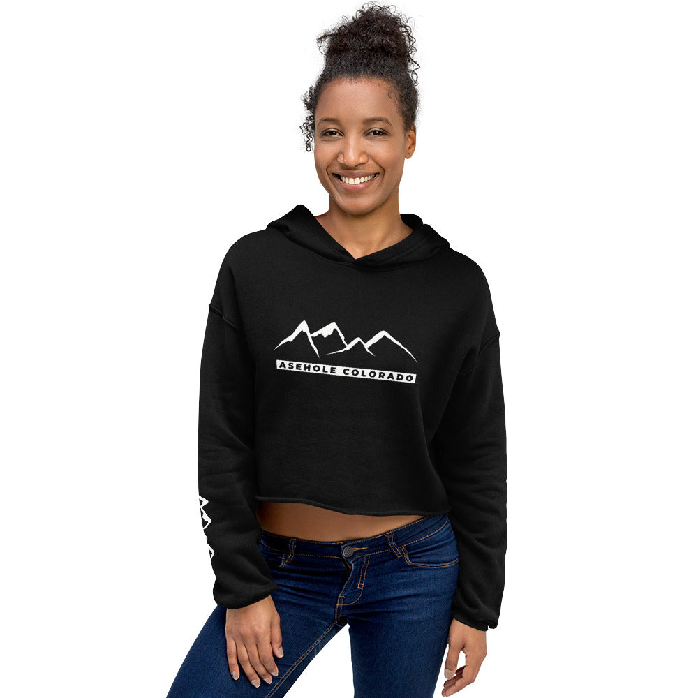 ASEHOLE COLORADO - Cozy Crop Hoodie