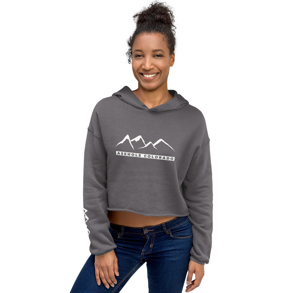 ASEHOLE COLORADO - Cozy Crop Hoodie