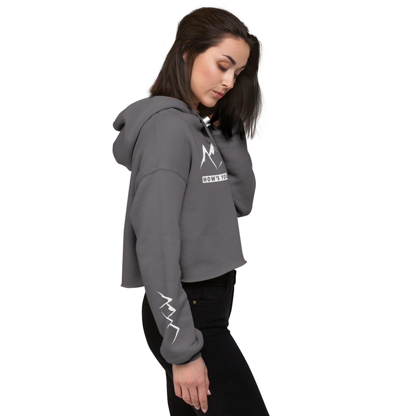 How's Your Aspen? Crop Hoodie