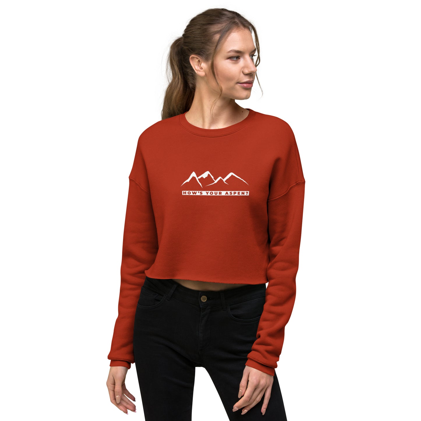 NEW Crop Sweatshirt - How's Your Aspen?