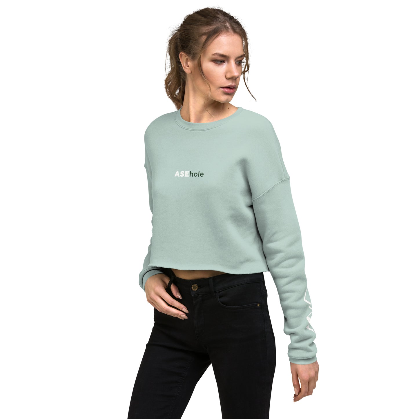 ASEhole Crop Sweatshirt