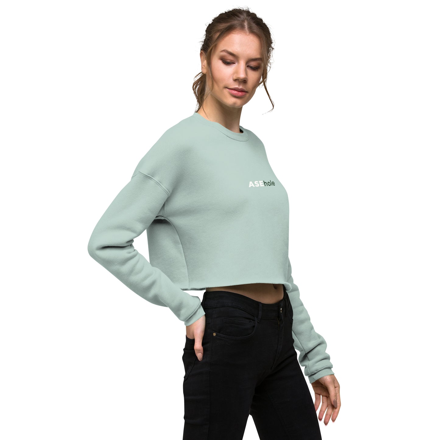 ASEhole Crop Sweatshirt