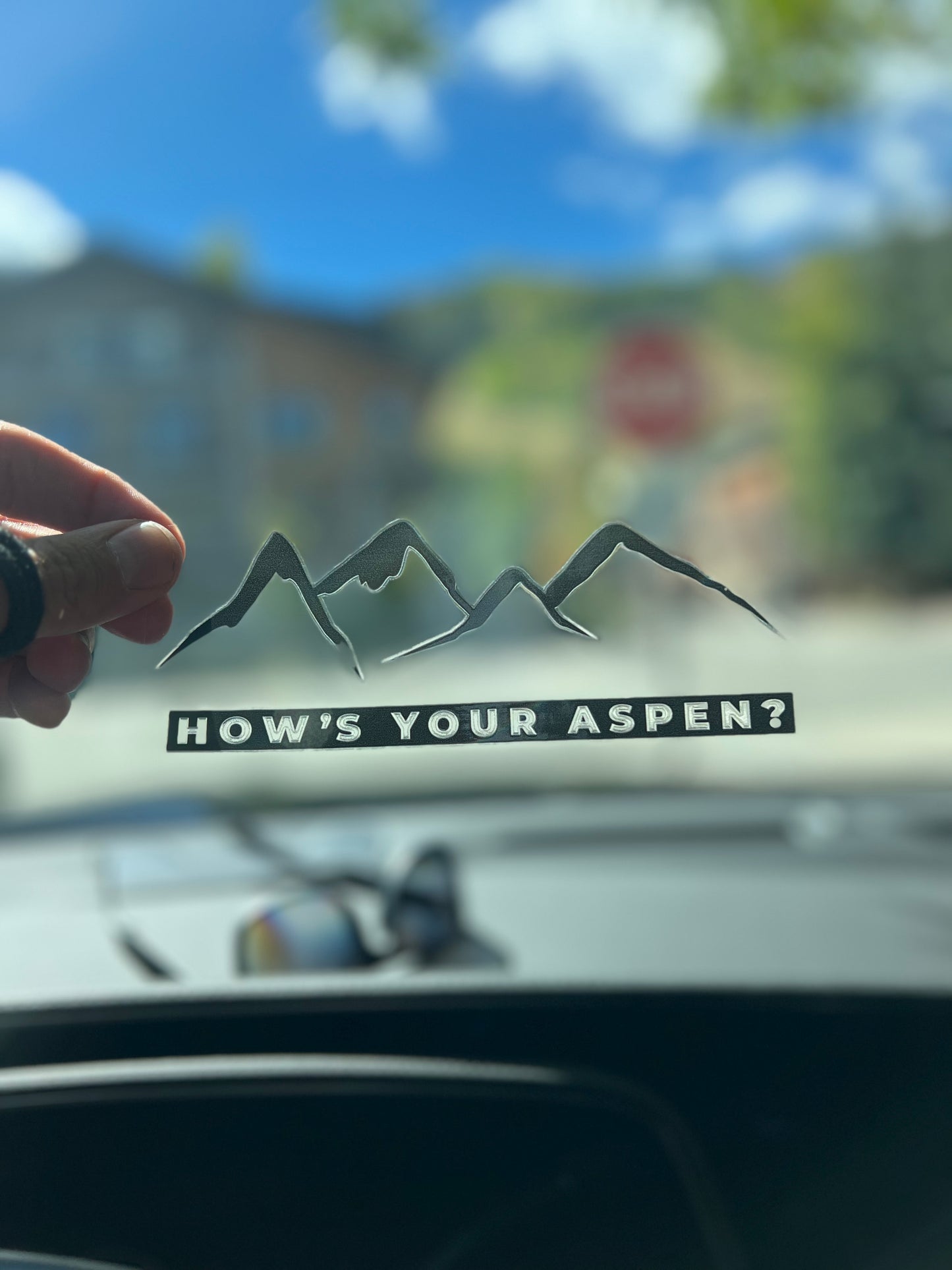 How's Your Aspen? STICKER (SMALL)